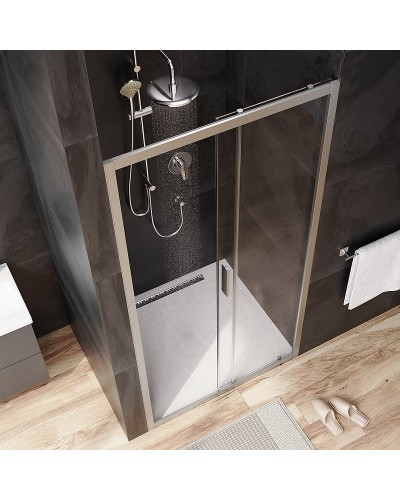 Душевая дверь AM.PM Gem Solo 100 W90G-100-1-195MT профиль Хром матовый стекло прозрачное