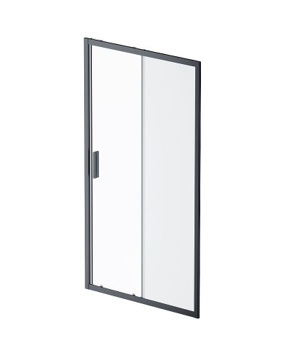 Душевая дверь AM.PM Gem Solo 110 W90G-110-1-195BM профиль Черный матовый стекло матовое-прозрачное