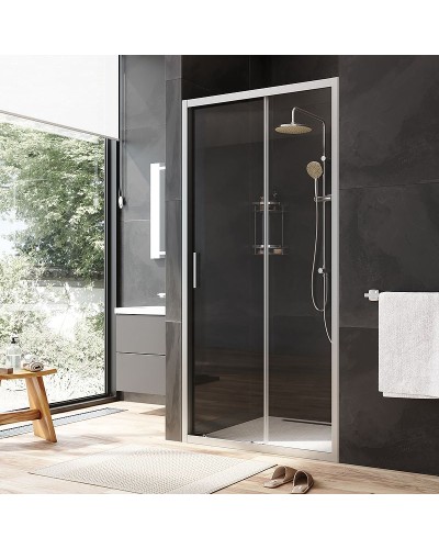 Душевая дверь AM.PM Gem Solo 110 W90G-110-1-195MT профиль Хром матовый стекло прозрачное