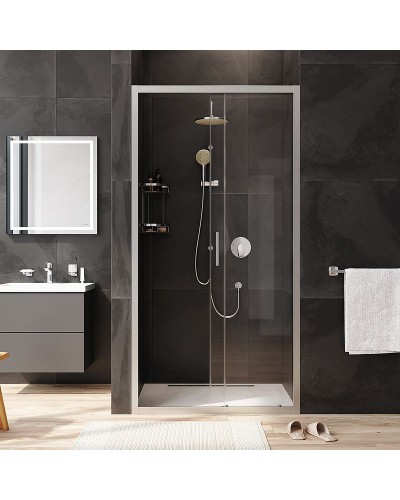 Душевая дверь AM.PM Gem Solo 110 W90G-110-1-195MT профиль Хром матовый стекло прозрачное