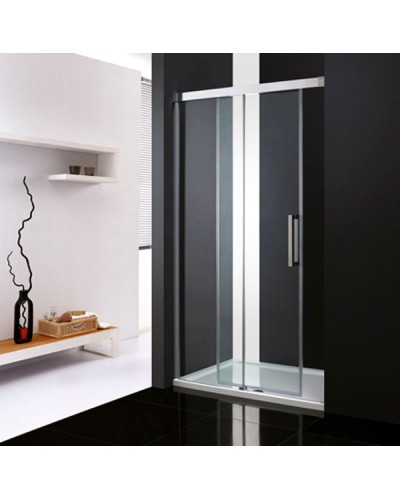 Душевая дверь в нишу Cezares Premier-Soft BF-1 140 IV профиль Хром стекло прозрачное