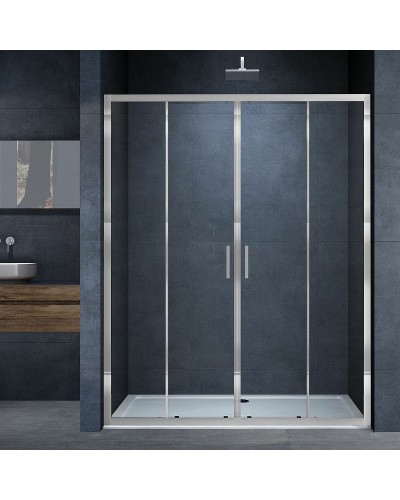 Душевая дверь Vincea Alpha 180 VDS-3AL2180CL профиль Хром стекло прозрачное