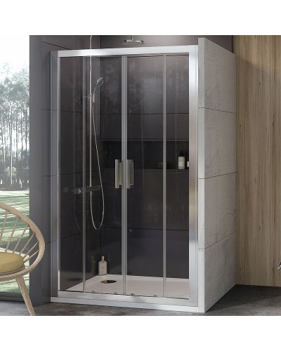 Душевая дверь Ravak 10° 10DP4 120 0ZKG0U00Z1 профиль Сатин стекло Transparent