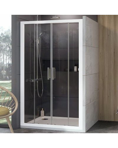 Душевая дверь Ravak 10° 10DP4 130 0ZKJ0100Z1 профиль Белый стекло Transparent