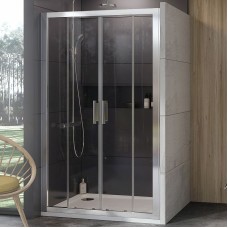 Душевая дверь Ravak 10° 10DP4 190 0ZKL0U00Z1 профиль Сатин стекло Transparent