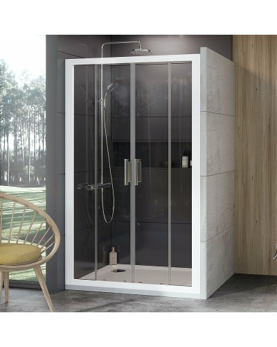 Душевая дверь Ravak 10° 10DP4 190 0ZKL0100Z1 профиль Белый стекло Transparent