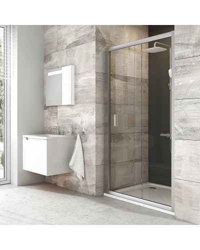 Душевая дверь Ravak Blix BLDP2 100 0PVA0U00Z1 профиль Сатин стекло Transparent