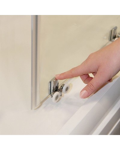 Душевая дверь Ravak Blix BLDP2 110 0PVD0100Z1 профиль Белый стекло Transparent