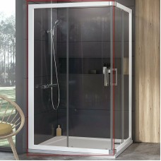 Душевая дверь Ravak 10° 10RV2K-120 1ZJG0100Z1 профиль Белый стекло Transparent