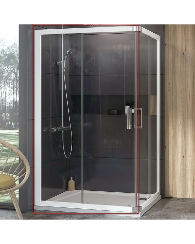 Душевая дверь Ravak 10° 10RV2K-120 1ZJG0100Z1 профиль Белый стекло Transparent