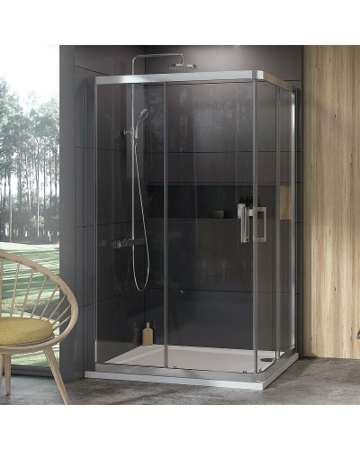 Душевая дверь Ravak 10° 10RV2K-80 1ZJ40U00Z1 профиль Сатин стекло Transparent