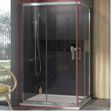 Душевая дверь Ravak 10° 10RV2K-80 1ZJ40U00Z1 профиль Сатин стекло Transparent