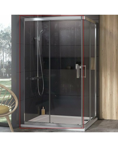 Душевая дверь Ravak 10° 10RV2K-80 1ZJ40U00Z1 профиль Сатин стекло Transparent