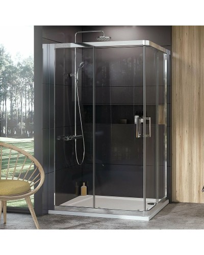 Душевая дверь Ravak 10° 10RV2K-80 1ZJ40C00Z1 профиль Хром стекло Transparent