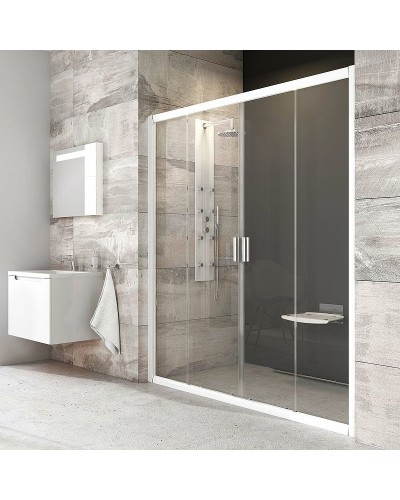 Душевая дверь Ravak Blix BLDP4 120 0YVG0100Z1 профиль Белый стекло Transparent