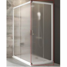 Душевая дверь Ravak Blix BLRV2К-80 1XV40100ZG профиль Белый стекло Grape