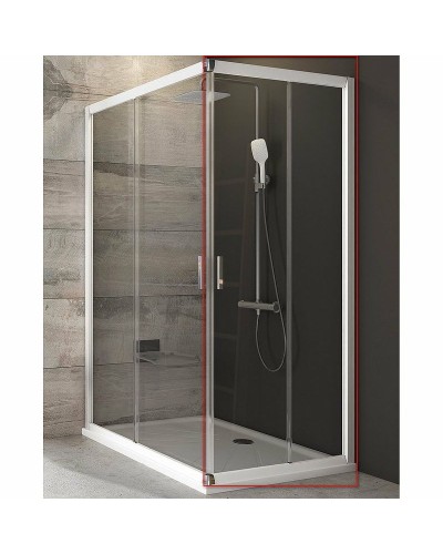 Душевая дверь Ravak Blix BLRV2К-90 1XV70100Z1 профиль Белый стекло Transparent