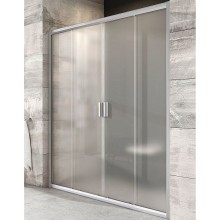 Душевая дверь Ravak Blix BLDP4 140 0YVM0C00ZG профиль Хром стекло Grape