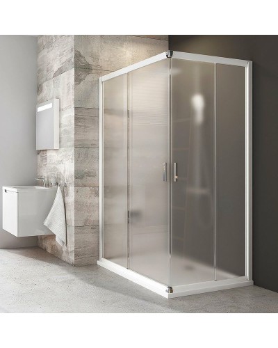 Душевая дверь Ravak Blix BLRV2К-110 1XVD0100ZG профиль Белый стекло Grape