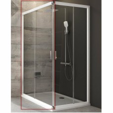 Душевая дверь Ravak Blix BLRV2К-110 1XVD0100Z1 профиль Белый стекло Transparent