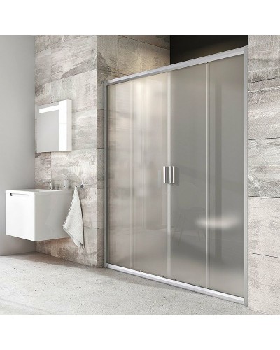 Душевая дверь Ravak Blix BLDP4 140 0YVM0U00ZG профиль Сатин стекло Grape