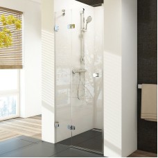 Душевая дверь Ravak Brilliant BSD2-90 A L 0UL7AA00Z1 профиль Хром стекло Transparent