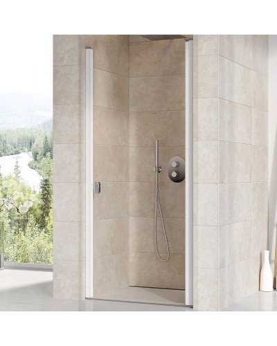 Душевая дверь Ravak Chrome CSD1-90 0QV70100Z1 профиль Белый стекло Transparent