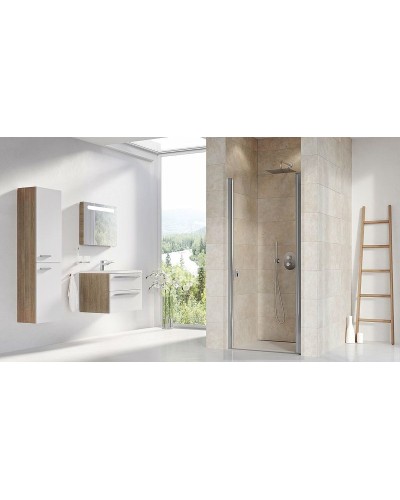 Душевая дверь Ravak Chrome CSD1-90 0QV70C00Z1 профиль Хром стекло Transparent