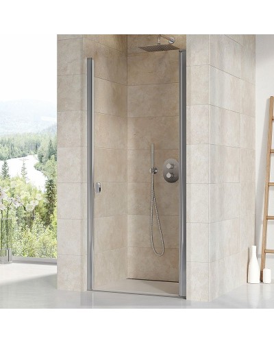 Душевая дверь Ravak Chrome CSD1-90 0QV70C00Z1 профиль Хром стекло Transparent