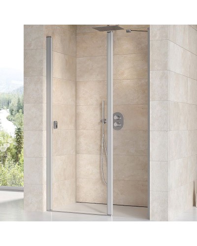 Душевая дверь Ravak Chrome CSD2-100 0QVACU00Z1 профиль Сатин стекло Transparent