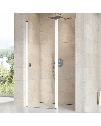 Душевая дверь Ravak Chrome CSD2-120 0QVGC100Z1 профиль Белый стекло Transparent