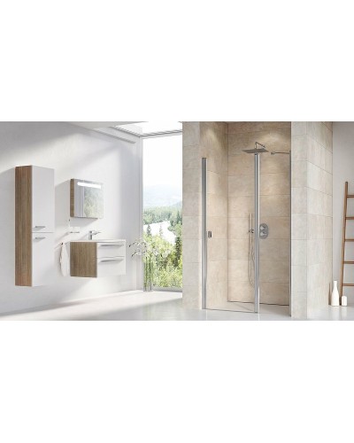 Душевая дверь Ravak Chrome CSD2-120 0QVGCC00Z1 профиль Хром стекло Transparent