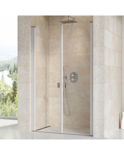 Душевая дверь Ravak Chrome CSDL2-120 0QVGCU0LZ1 профиль Сатин стекло Transparent