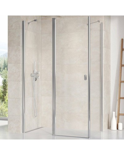 Душевая дверь Ravak Chrome CRV2-80 1QV40C00Z1 профиль Хром стекло Transparent