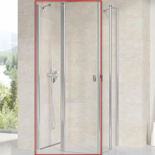 Душевая дверь Ravak Chrome CRV2-80 1QV40C00Z1 профиль Хром стекло Transparent
