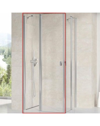 Душевая дверь Ravak Chrome CRV2-80 1QV40C00Z1 профиль Хром стекло Transparent