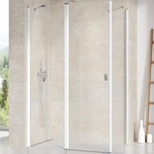 Душевая дверь Ravak Chrome CRV2-90 1QV70100Z1 профиль Белый стекло Transparent