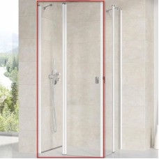 Душевая дверь Ravak Chrome CRV2-90 1QV70100Z1 профиль Белый стекло Transparent