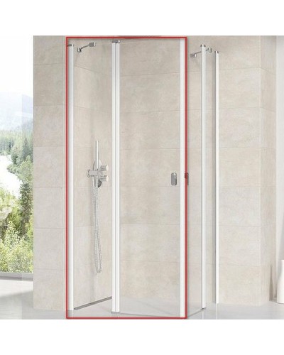 Душевая дверь Ravak Chrome CRV2-90 1QV70100Z1 профиль Белый стекло Transparent