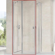 Душевая дверь Ravak Chrome CRV2-90 1QV70C00Z1 профиль Хром стекло Transparent