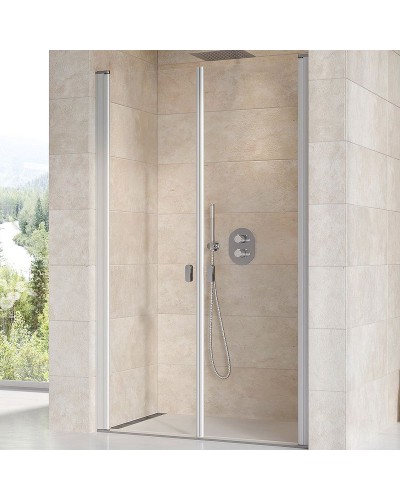 Душевая дверь Ravak Chrome CSDL2-90 0QV7CU0LZ1 профиль Сатин стекло Transparent