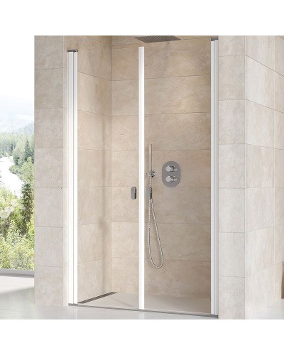 Душевая дверь Ravak Chrome CSDL2-110 0QVDC10LZ1 профиль Белый стекло Transparent