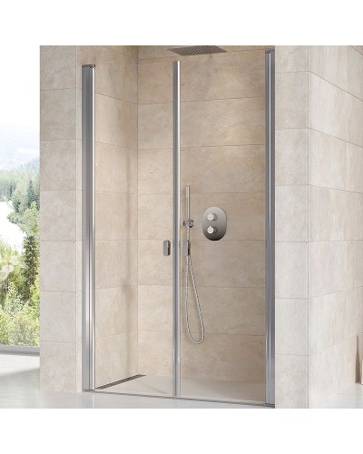 Душевая дверь Ravak Chrome CSDL2-110 0QVDCC0LZ1 профиль Хром стекло Transparent