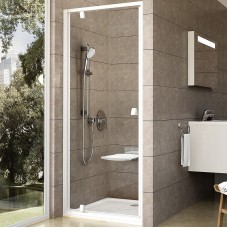 Душевая дверь Ravak Pivot PDOP1-80 03G40101Z1 профиль Белый ручка Белая стекло Transparent