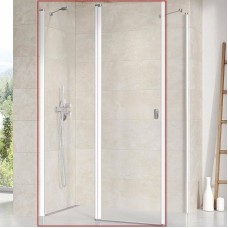 Душевая дверь Ravak Chrome CRV2-120 1QVG0100Z1 профиль Белый стекло Transparent