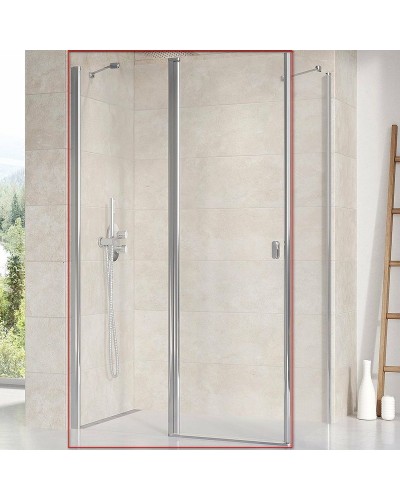 Душевая дверь Ravak Chrome CRV2-120 1QVG0C00Z1 профиль Хром стекло Transparent