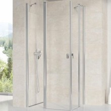 Душевая дверь Ravak Chrome CRV2-120 1QVG0C00Z1 профиль Хром стекло Transparent