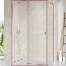 Душевая дверь Ravak Chrome CRV2-120 1QVG0U00Z1 профиль Сатин стекло Transparent