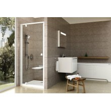 Душевая дверь Ravak Pivot PDOP1-90 03G70101Z1 профиль Белый ручка Белая стекло Transparent