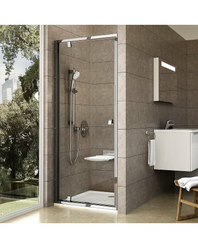 Душевая дверь Ravak Pivot PDOP1-90 03G70C00Z1 профиль Хром ручка Хром стекло Transparent